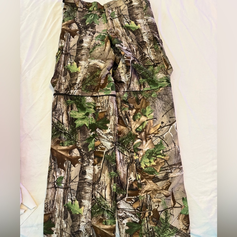 Ladies Game Winner Camouflage Hunting Pants with Zip-Up Convertible Shorts